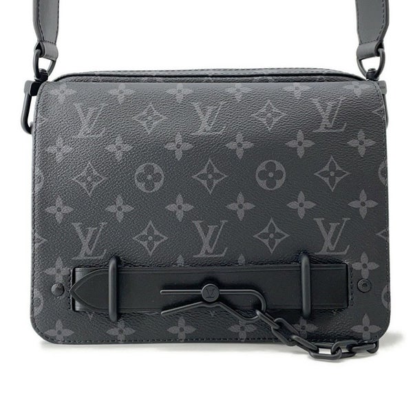 ルイヴィトン ショルダーバッグ モノグラム・エクリプス スティーマー・メッセンジャー M45585 メンズ ブラック 黒 セール品