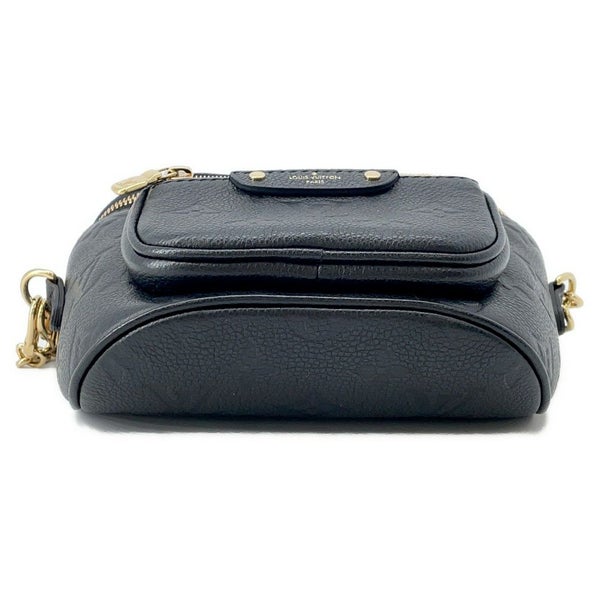 ルイヴィトン ショルダーバッグ モノグラム・アンプラント ミニ バムバッグ M46917 LOUIS VUITTON 2way 黒 ブラック