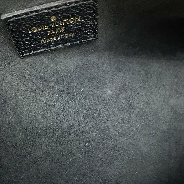 ルイヴィトン ショルダーバッグ モノグラム・アンプラント ミニ バムバッグ M46917 LOUIS VUITTON 2way 黒 ブラック