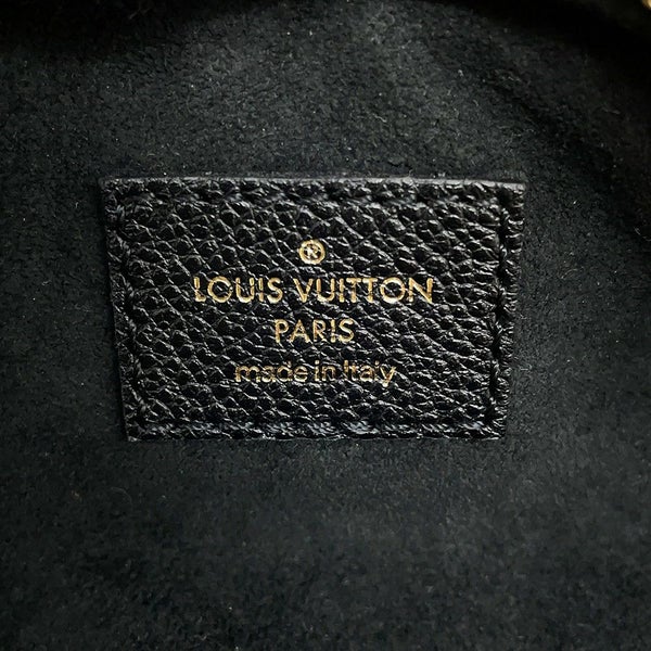 ルイヴィトン ショルダーバッグ モノグラム・アンプラント ミニ バムバッグ M46917 LOUIS VUITTON 2way 黒 ブラック