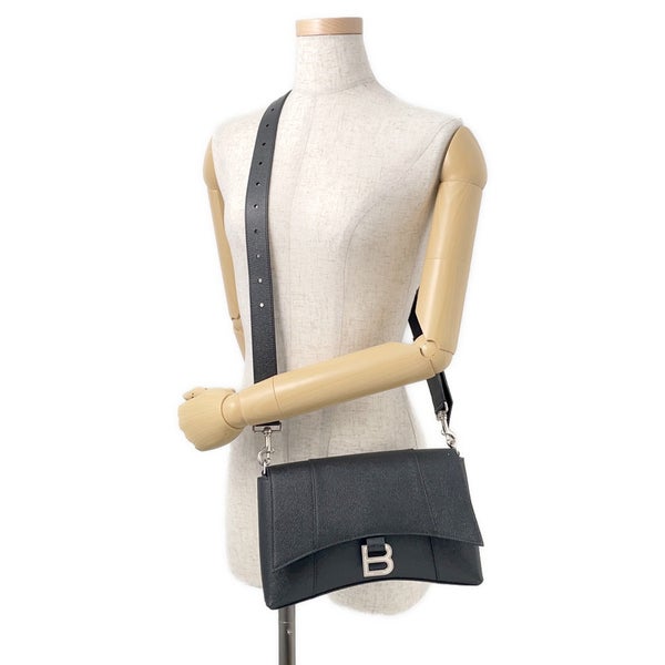 バレンシアガ ショルダーバッグ ダウンタウン XS レザー 736472 BALENCIAGA バッグ 黒