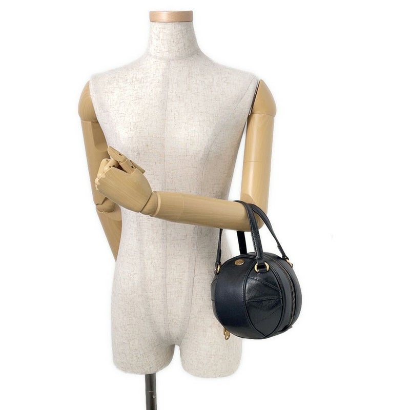 グッチ ハンドバッグ GGロゴ バスケットボール シェイプ レザー 547855 GUCCI 2wayショルダーバッグ 黒