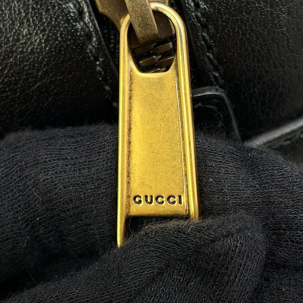 グッチ ハンドバッグ GGロゴ バスケットボール シェイプ レザー 547855 GUCCI 2wayショルダーバッグ 黒