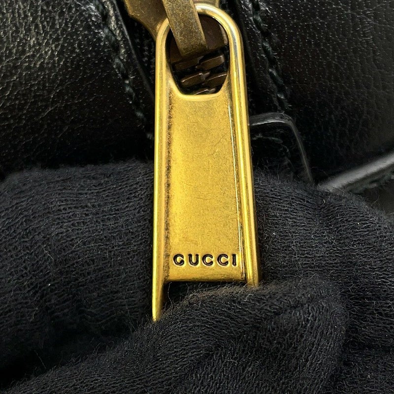 グッチ ハンドバッグ GGロゴ バスケットボール シェイプ レザー 547855 GUCCI 2wayショルダーバッグ 黒