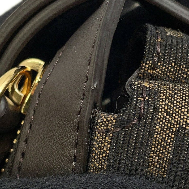 フェンディ ショルダーバッグ ズッカ シンプリー FFジャカード/レザー 8BS097 FENDI バッグ ワンショルダー