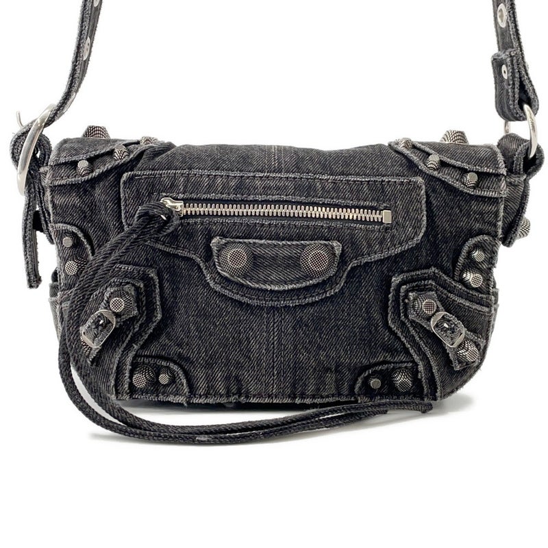 バレンシアガ ショルダーバッグ ル カゴール XS デニム 719082 BALENCIAGA