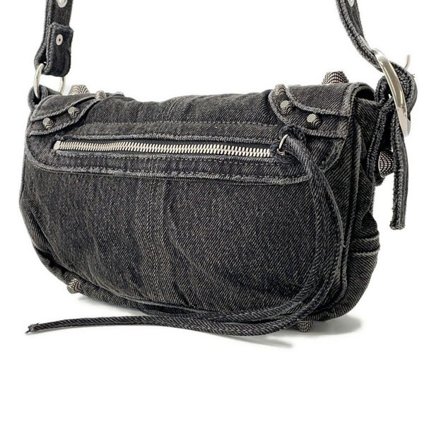 バレンシアガ ショルダーバッグ ル カゴール XS デニム 719082 BALENCIAGA