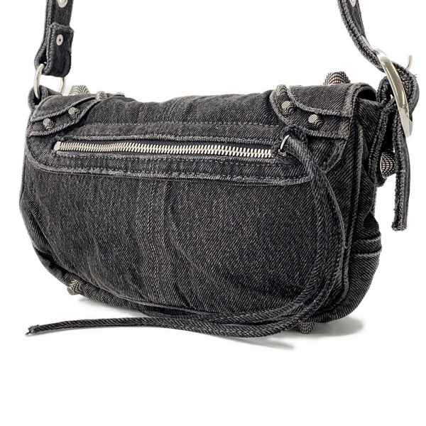 バレンシアガ ショルダーバッグ ル カゴール XS デニム 719082 BALENCIAGA