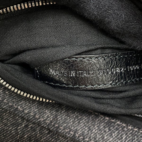 バレンシアガ ショルダーバッグ ル カゴール XS デニム 719082 BALENCIAGA