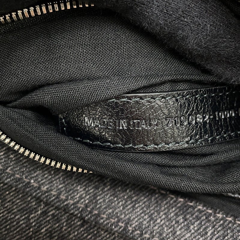 バレンシアガ ショルダーバッグ ル カゴール XS デニム 719082 BALENCIAGA