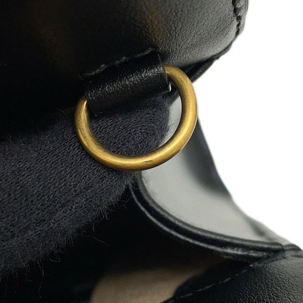 グッチ ショルダーバッグ GGマーモント ミニトップハンドルバッグ レザー 846312 GUCCI バッグ 黒