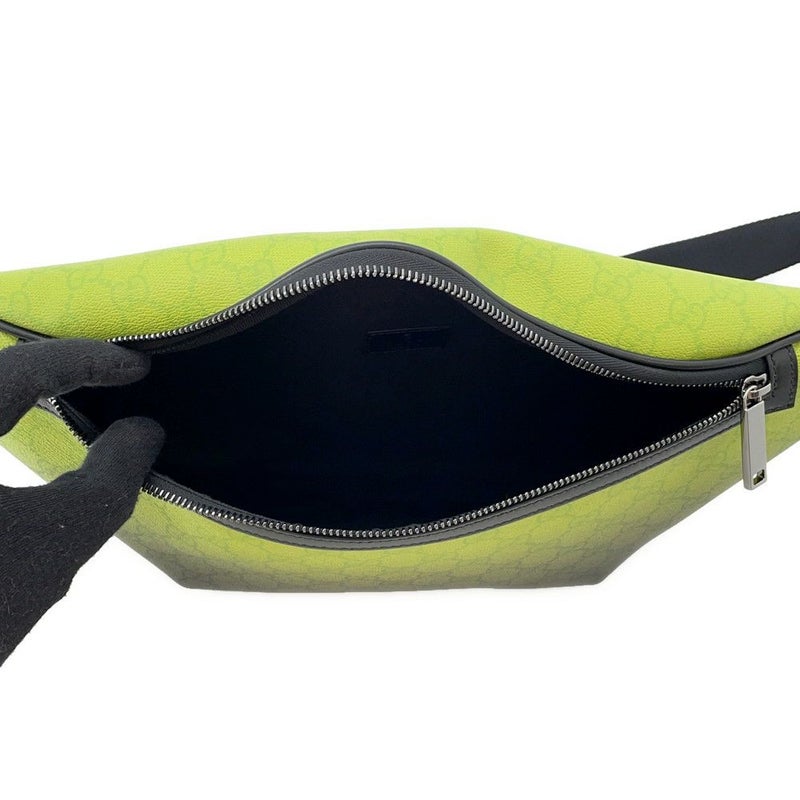 グッチ ボディバッグ クロマ ラージ ベルトバッグ GGスプリーム/レザー 835810 GUCCI ウエストバッグ メンズ