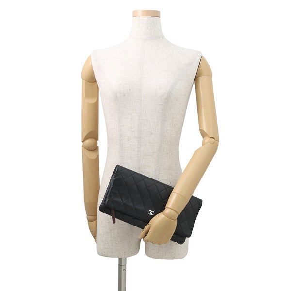 シャネル クラッチバッグ マトラッセ ココマーク マトラッセ A69391 CHANEL バッグ 黒
