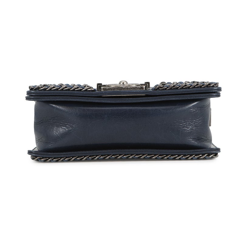 シャネル チェーンショルダーバッグ ボーイシャネル スモール マトラッセ ココマーク A67085 CHANEL
