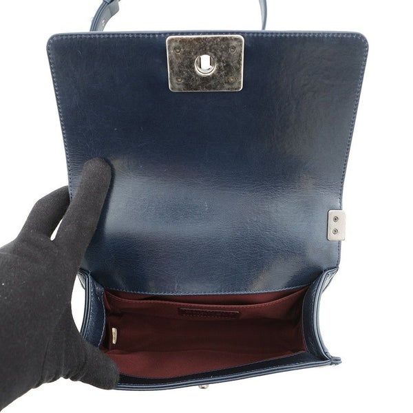 シャネル チェーンショルダーバッグ ボーイシャネル スモール マトラッセ ココマーク A67085 CHANEL