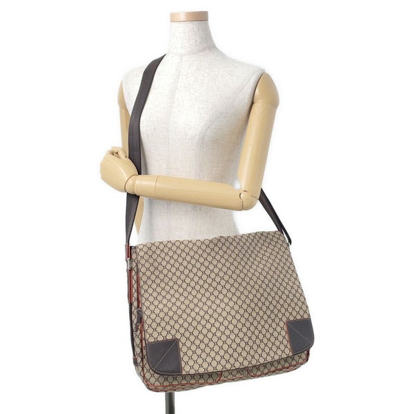 セリーヌ ショルダーバッグ マカダム キャンバス CELINE