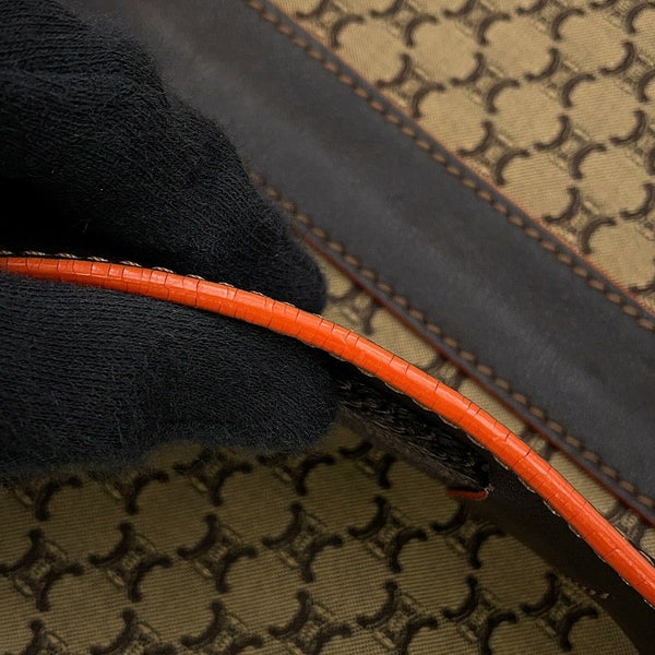 セリーヌ ショルダーバッグ マカダム キャンバス CELINE