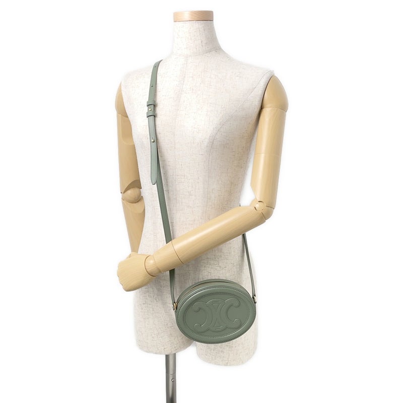 セリーヌ ショルダーバッグ オーバルパース キュイルトリオンフ 10I703DPQ CELINE