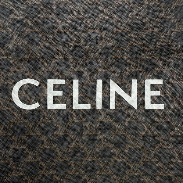 セリーヌ トートバッグ スモール バーティカル カバ トリオンフ PVC 191542 CELINE 2way
