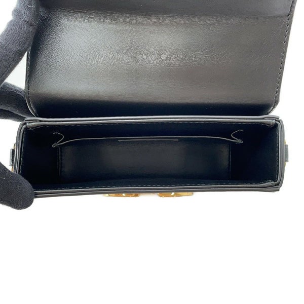 クリスチャン・ディオール ショルダーバッグ 30 Montaigne モンテーニュ レザー Christian Dior 黒