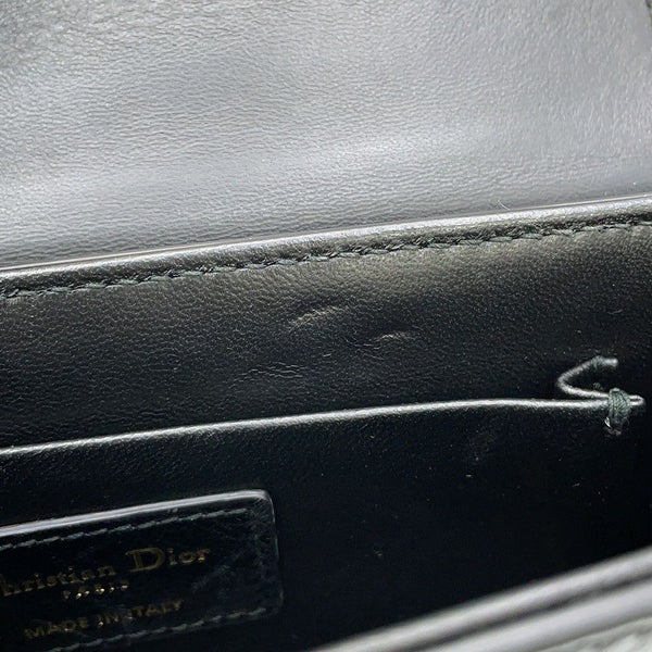 クリスチャン・ディオール ショルダーバッグ 30 Montaigne モンテーニュ レザー Christian Dior 黒