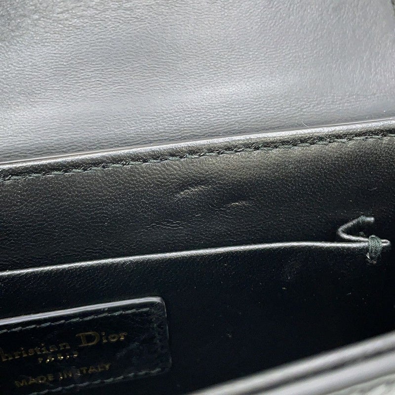 クリスチャン・ディオール ショルダーバッグ 30 Montaigne モンテーニュ レザー Christian Dior 黒