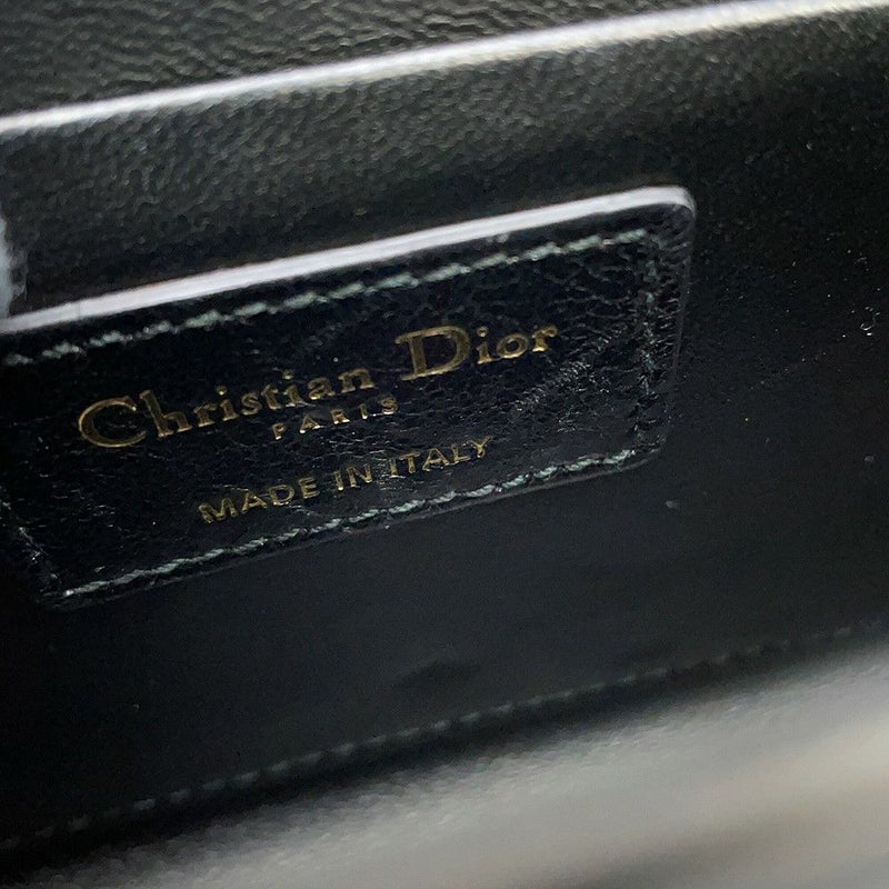 クリスチャン・ディオール ショルダーバッグ 30 Montaigne モンテーニュ レザー Christian Dior 黒