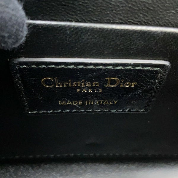 クリスチャン・ディオール ショルダーバッグ 30 Montaigne モンテーニュ レザー Christian Dior 黒