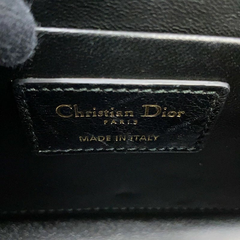 クリスチャン・ディオール ショルダーバッグ 30 Montaigne モンテーニュ レザー Christian Dior 黒