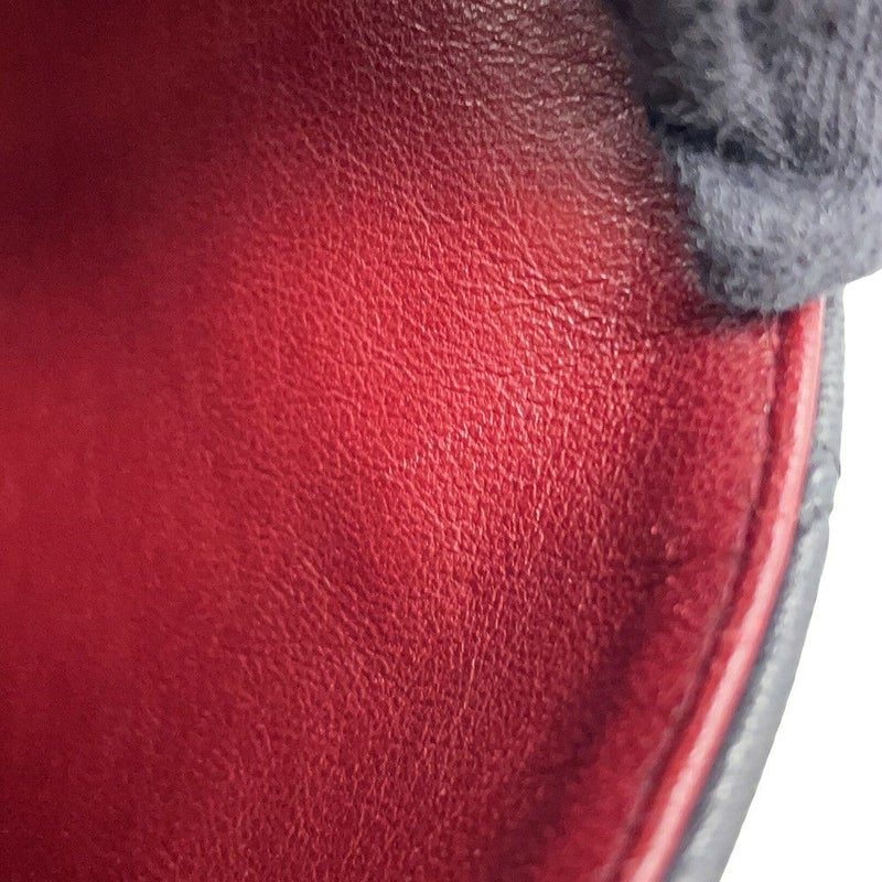 シャネル チェーンショルダーバッグ マトラッセ ココマーク フルフラップ ラムスキン A02500 CHANEL 黒