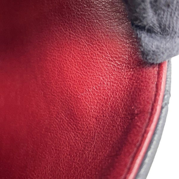 シャネル チェーンショルダーバッグ マトラッセ ココマーク フルフラップ ラムスキン A02500 CHANEL 黒