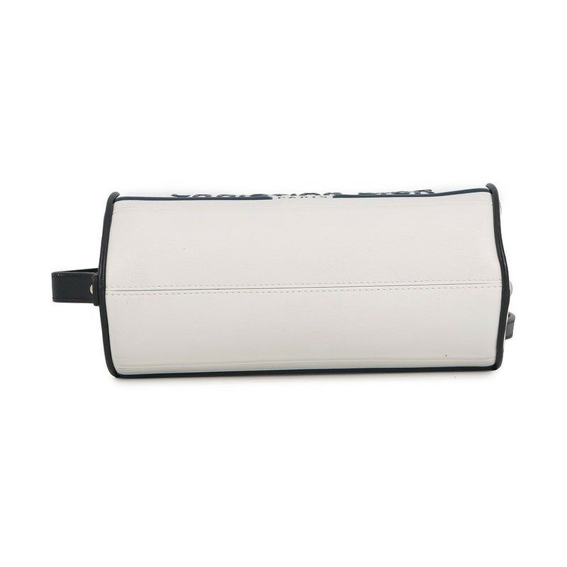 クリスチャン・ディオール ハンドバッグ ディオール ヴァイブ レザー Christian Dior 2way 白 ワンショルダー