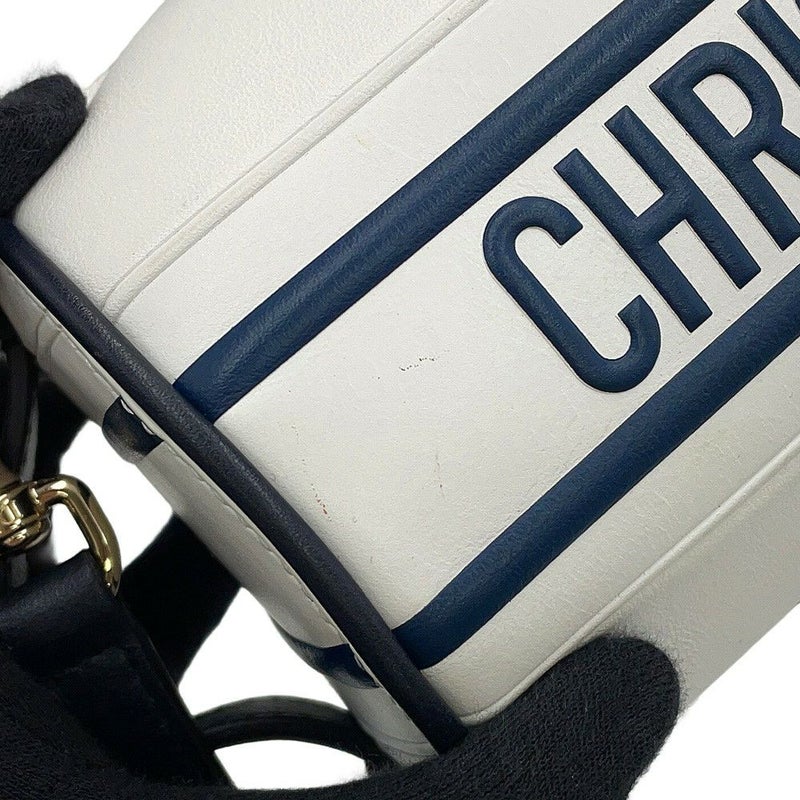 クリスチャン・ディオール ハンドバッグ ディオール ヴァイブ レザー Christian Dior 2way 白 ワンショルダー