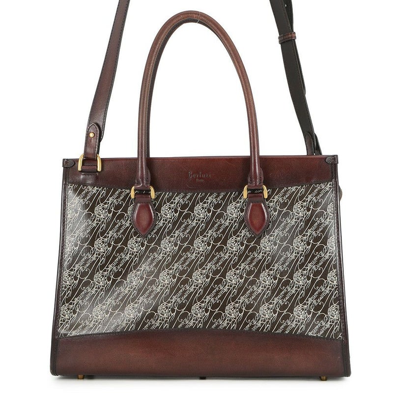 ベルルッティ トートバッグ カバ トワル マルブフ キャンバス レザー CABAS-T19 Berluti 2way