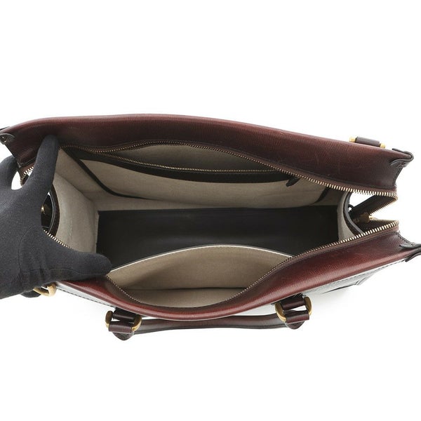 ベルルッティ トートバッグ カバ トワル マルブフ キャンバス レザー CABAS-T19 Berluti 2way