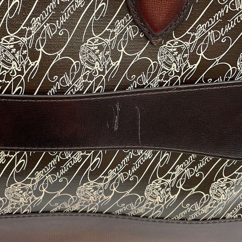 ベルルッティ トートバッグ カバ トワル マルブフ キャンバス レザー CABAS-T19 Berluti 2way