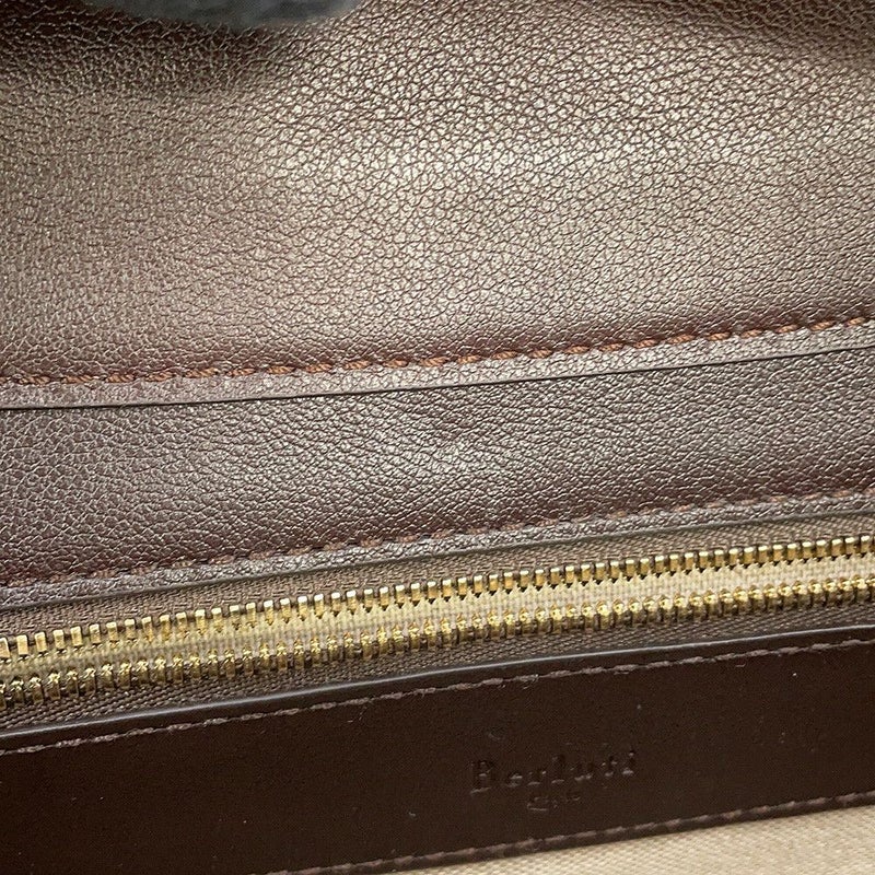 ベルルッティ トートバッグ カバ トワル マルブフ キャンバス レザー CABAS-T19 Berluti 2way