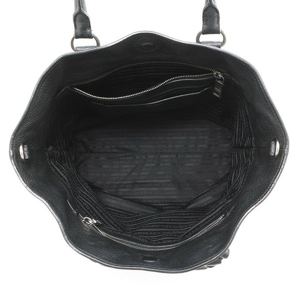 プラダ トートバッグ ヴィッテロダイノ レザー 1BG006 PRADA 黒 2way