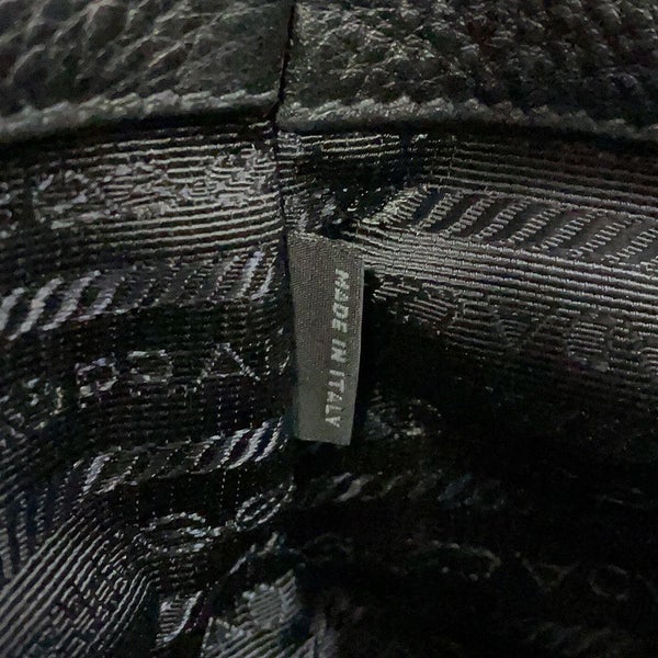 プラダ トートバッグ ヴィッテロダイノ レザー 1BG006 PRADA 黒 2way