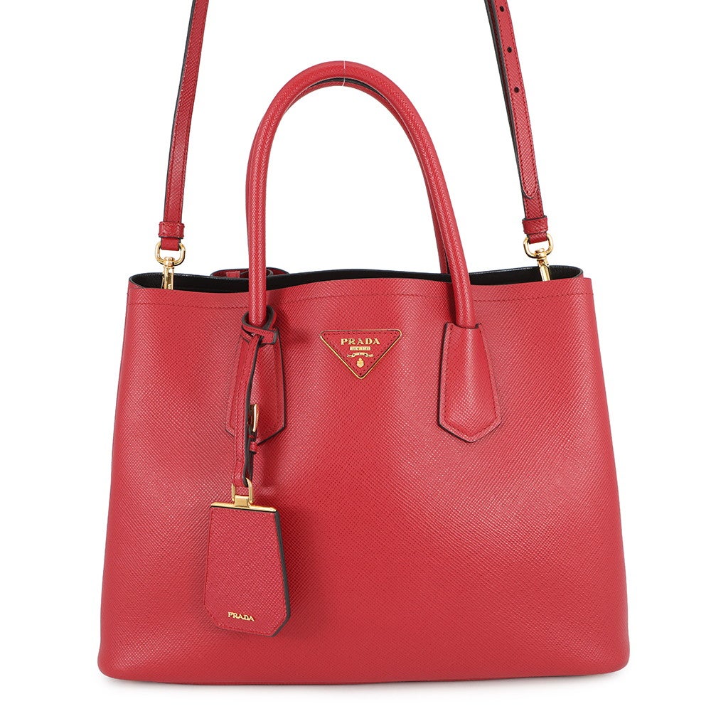 プラダ BN2775 ハンドバッグ ピンク  PRADA 2wayバッグ サフィアーノ プラダハンドバッグ ピンク レディース 2WAYバッグ B2756T PRADA 中古
