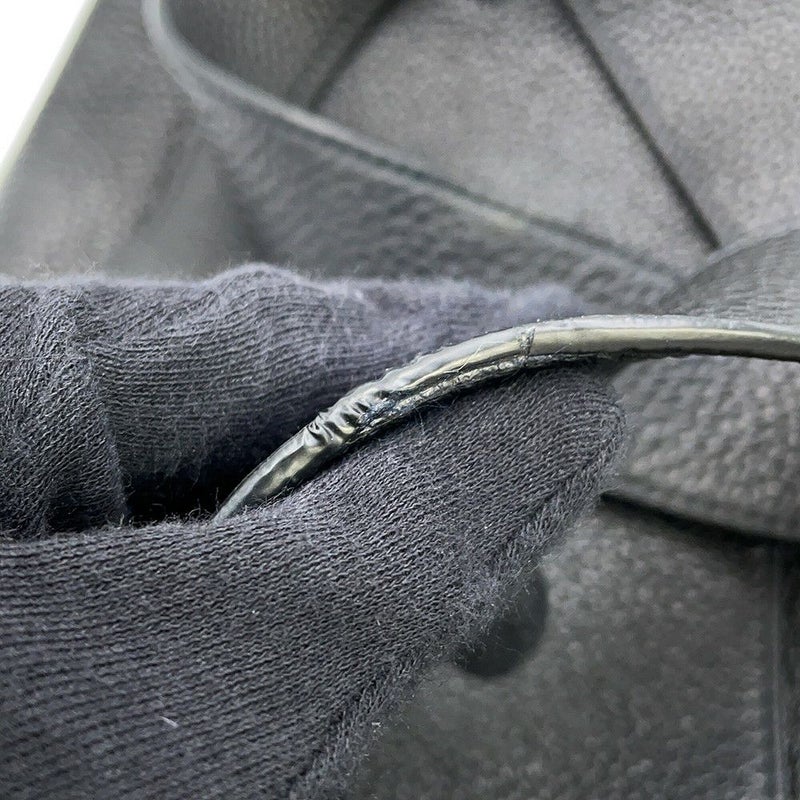 プラダ リュック ヴィッテロダイノ トライアングル バックパック レザー 2VZ099 PRADA バッグ リュックサック 黒