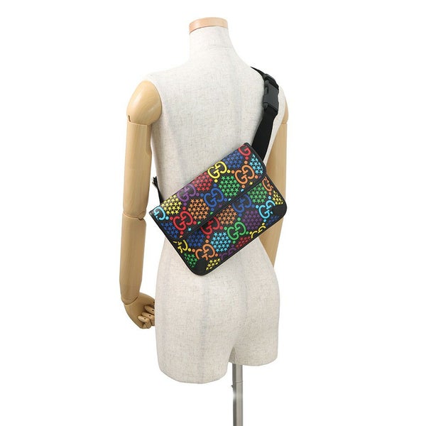 グッチ ボディバッグ GGサイケデリック ベルトバッグ 598113 GUCCI ウエストバッグ