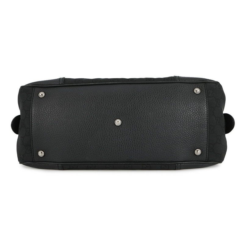 グッチ ハンドバッグ シェリーライン GGナイロン/レザー 772053 GUCCI 黒 アウトレット品