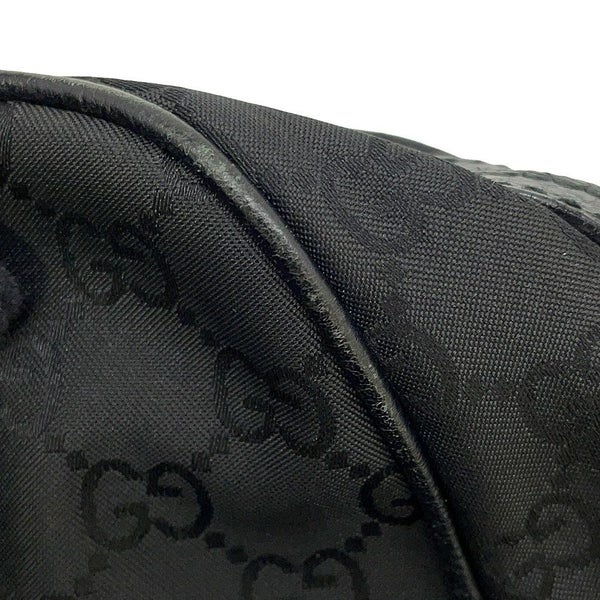 グッチ ハンドバッグ シェリーライン GGナイロン/レザー 772053 GUCCI 黒 アウトレット品