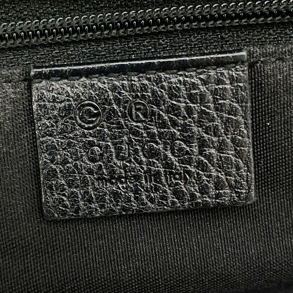 グッチ ハンドバッグ シェリーライン GGナイロン/レザー 772053 GUCCI 黒 アウトレット品