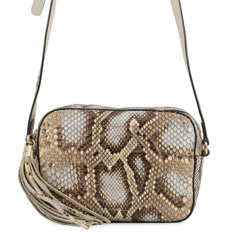 グッチ ショルダーバッグ ソーホー ディスコバッグ パイソン 308364 GUCCI フリンジ タッセル インターロッキングG