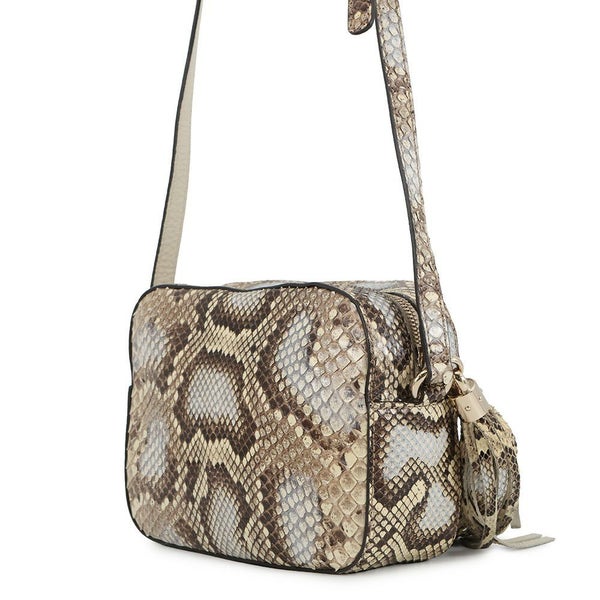 グッチ ショルダーバッグ ソーホー ディスコバッグ パイソン 308364 GUCCI フリンジ タッセル インターロッキングG