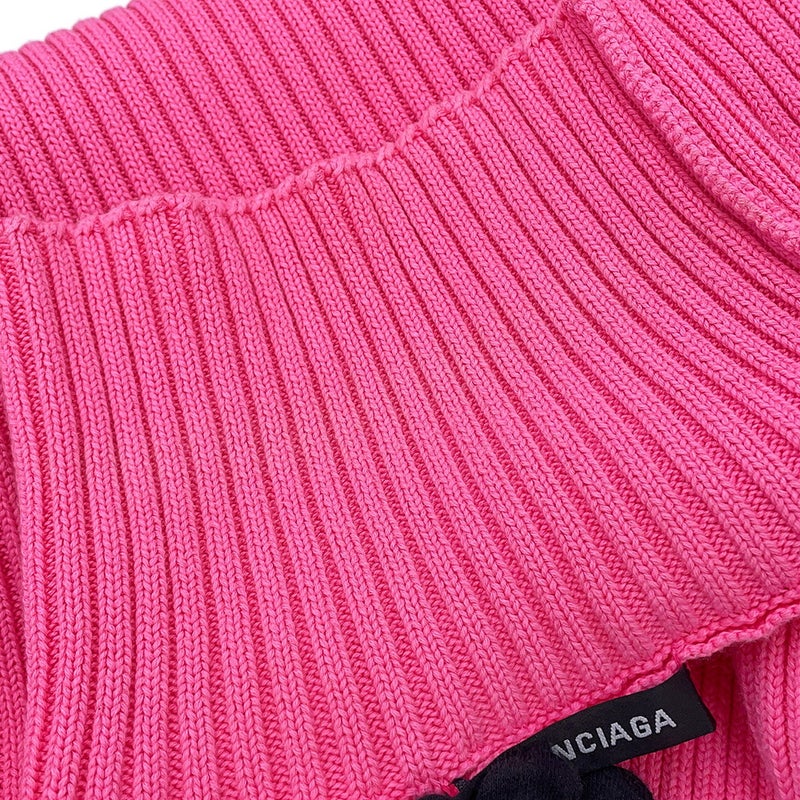 バレンシアガ ニット ロゴ オーバーサイズ ニットセーター メンズサイズXS 583089 BALENCIAGA トップス