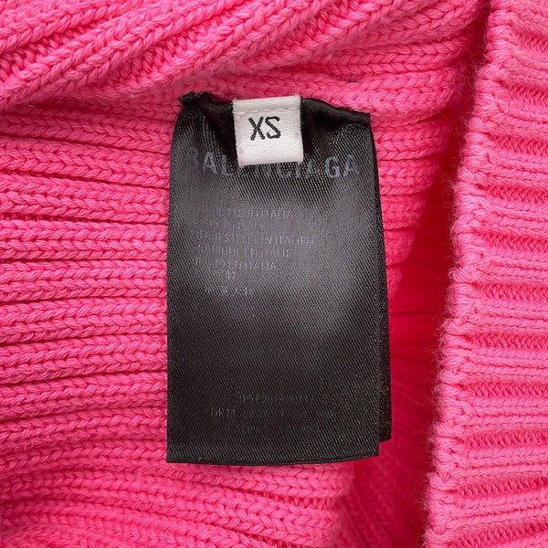バレンシアガ ニット ロゴ オーバーサイズ ニットセーター メンズサイズXS 583089 BALENCIAGA トップス
