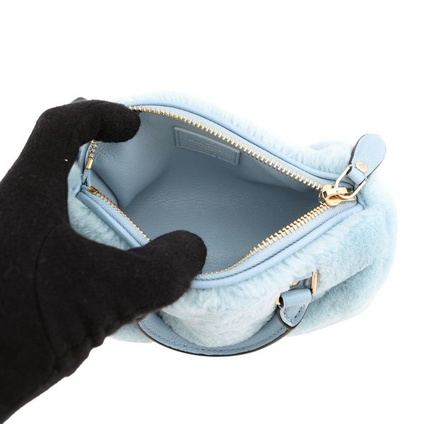 ルイヴィトン ハンドバッグ ミンクファー/レザー ナノ・スピーディ M11399 LOUIS VUITTON ヴィトン 2way ショルダーバッグ